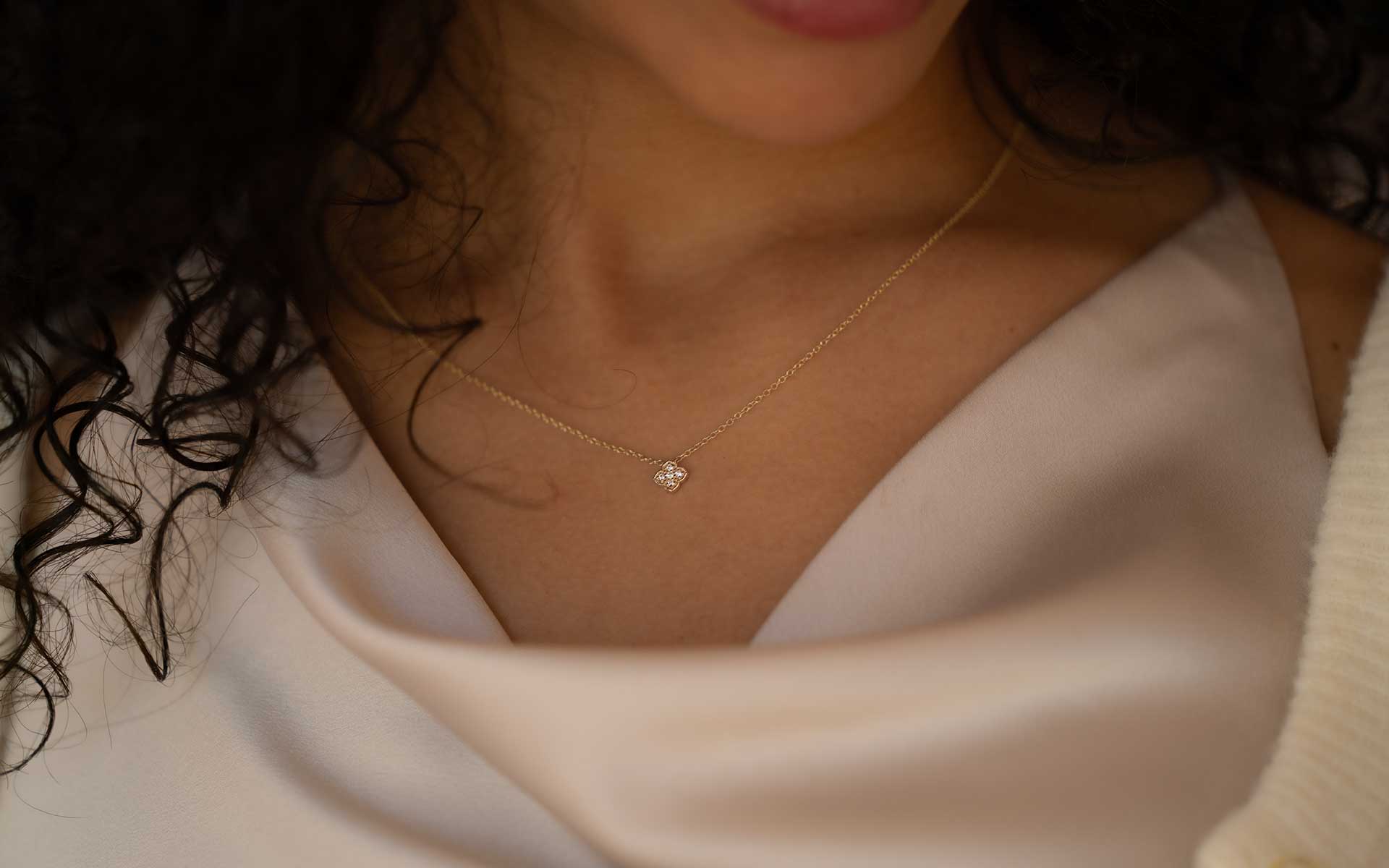 nachhaltige roségoldene Kette von Pukka Berlin