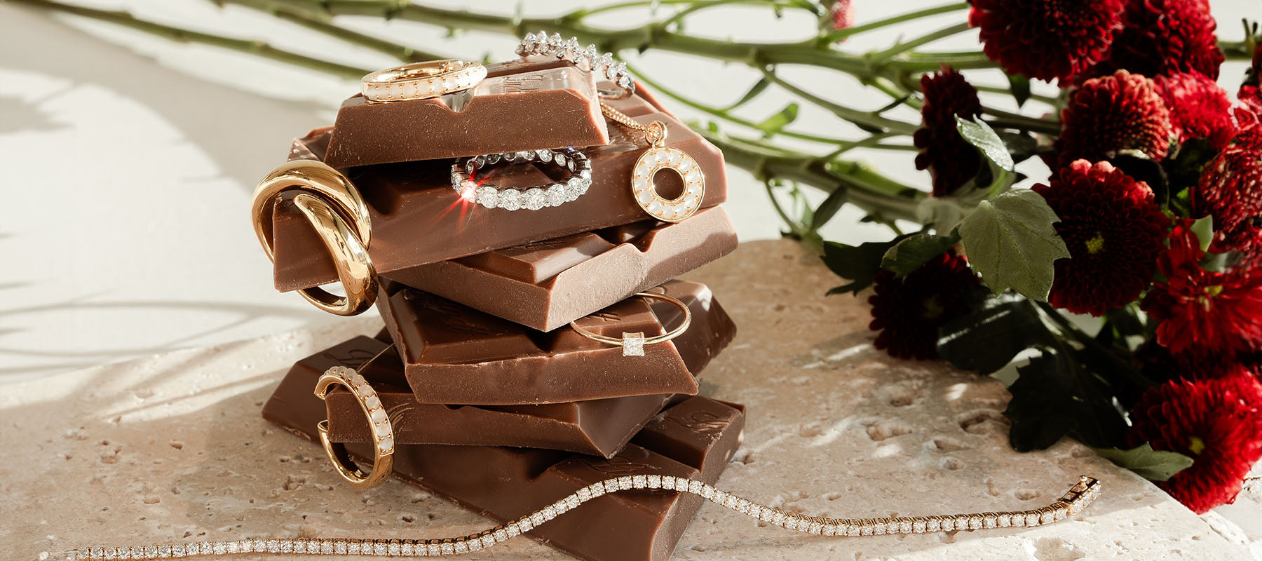 Schmuck als Geschenk zum Valentinstag