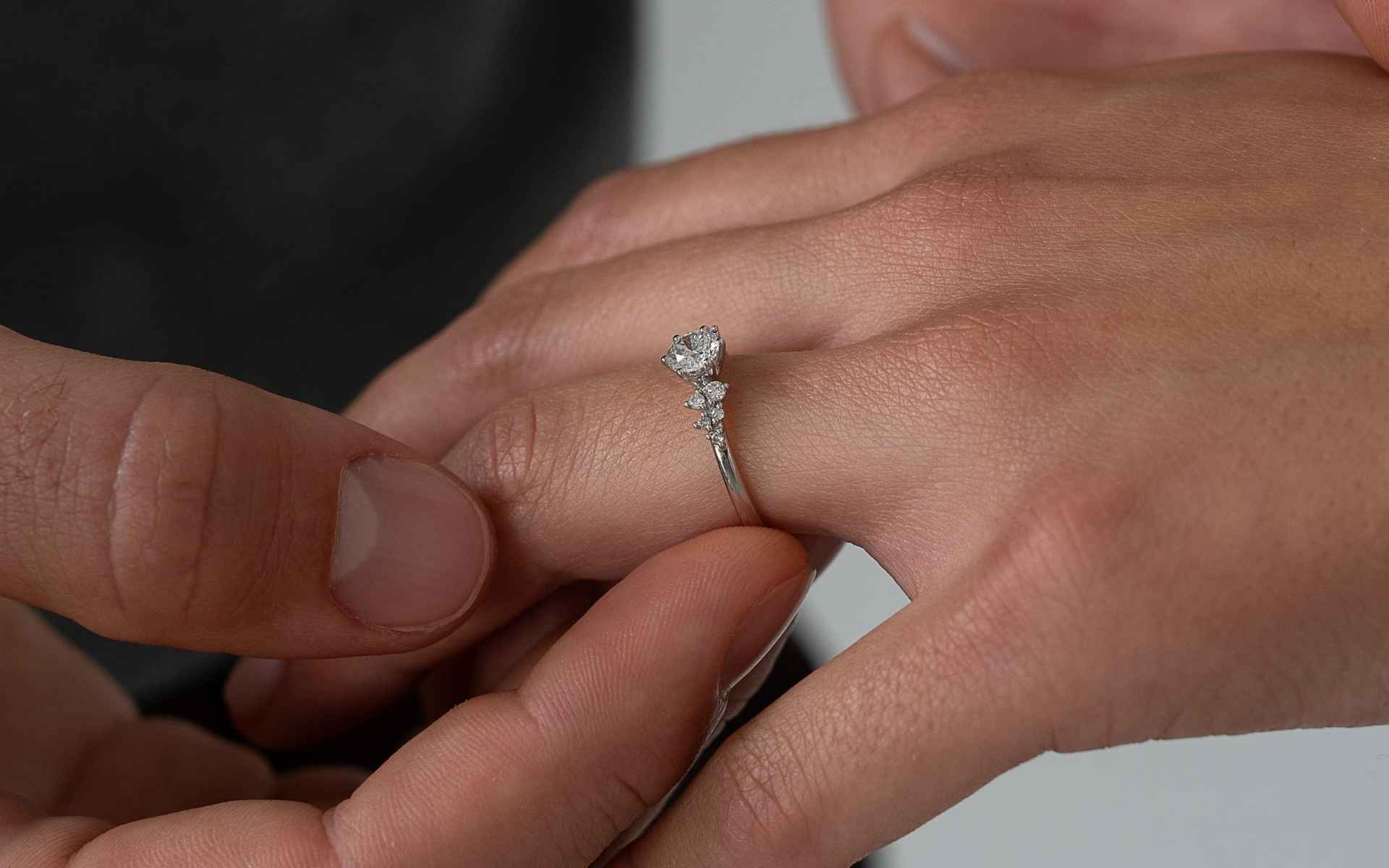 Verlobungsringe Weißgold