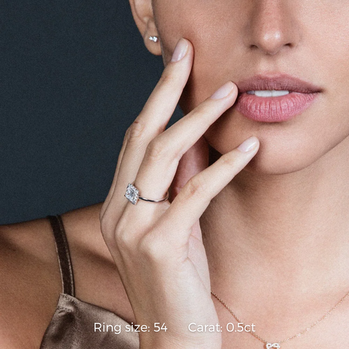 Hyacinth Princess Halo Ring