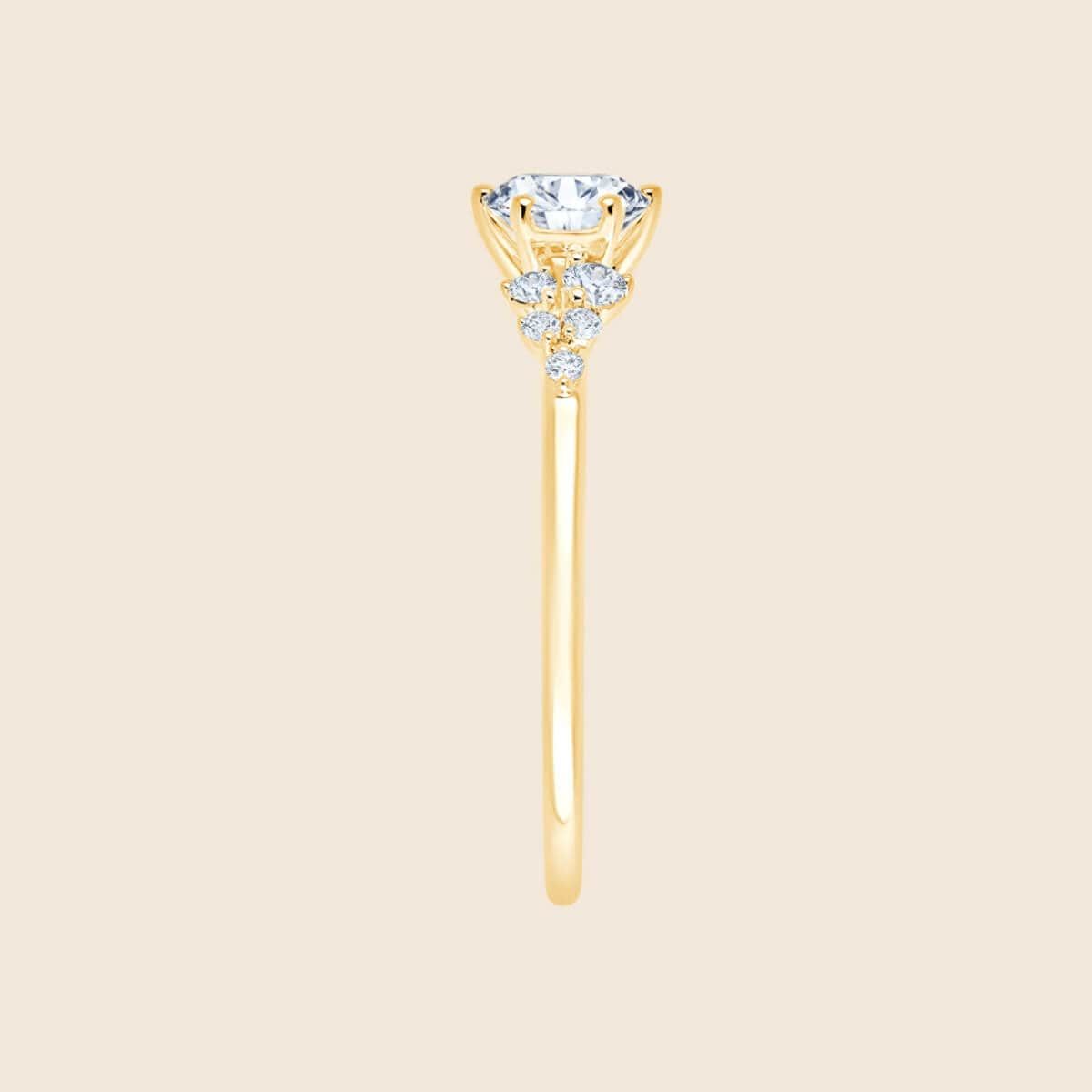 Stardust Round Ring