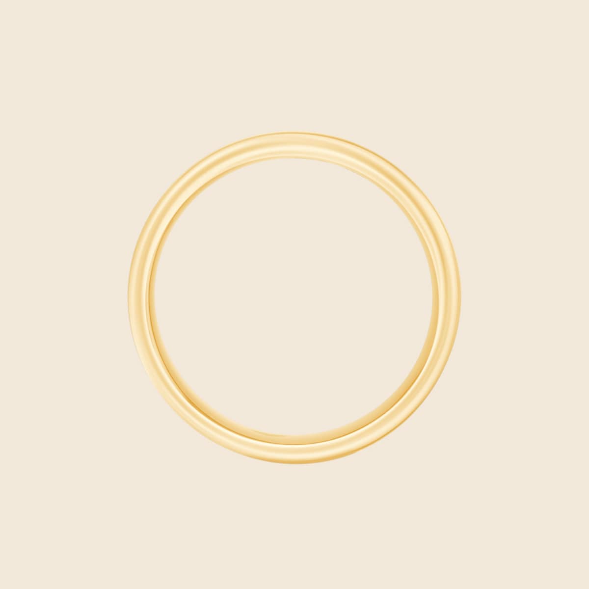 Eleganter Ehering in Gelbgold