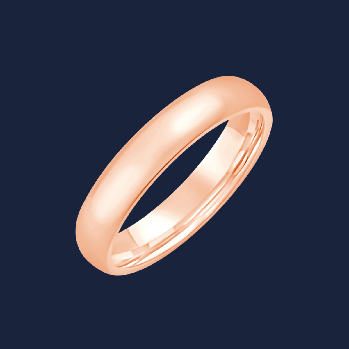 Stilvoller Ehering in Rosegold