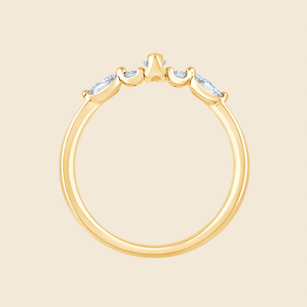 Einzigartiges Design in Geldgold