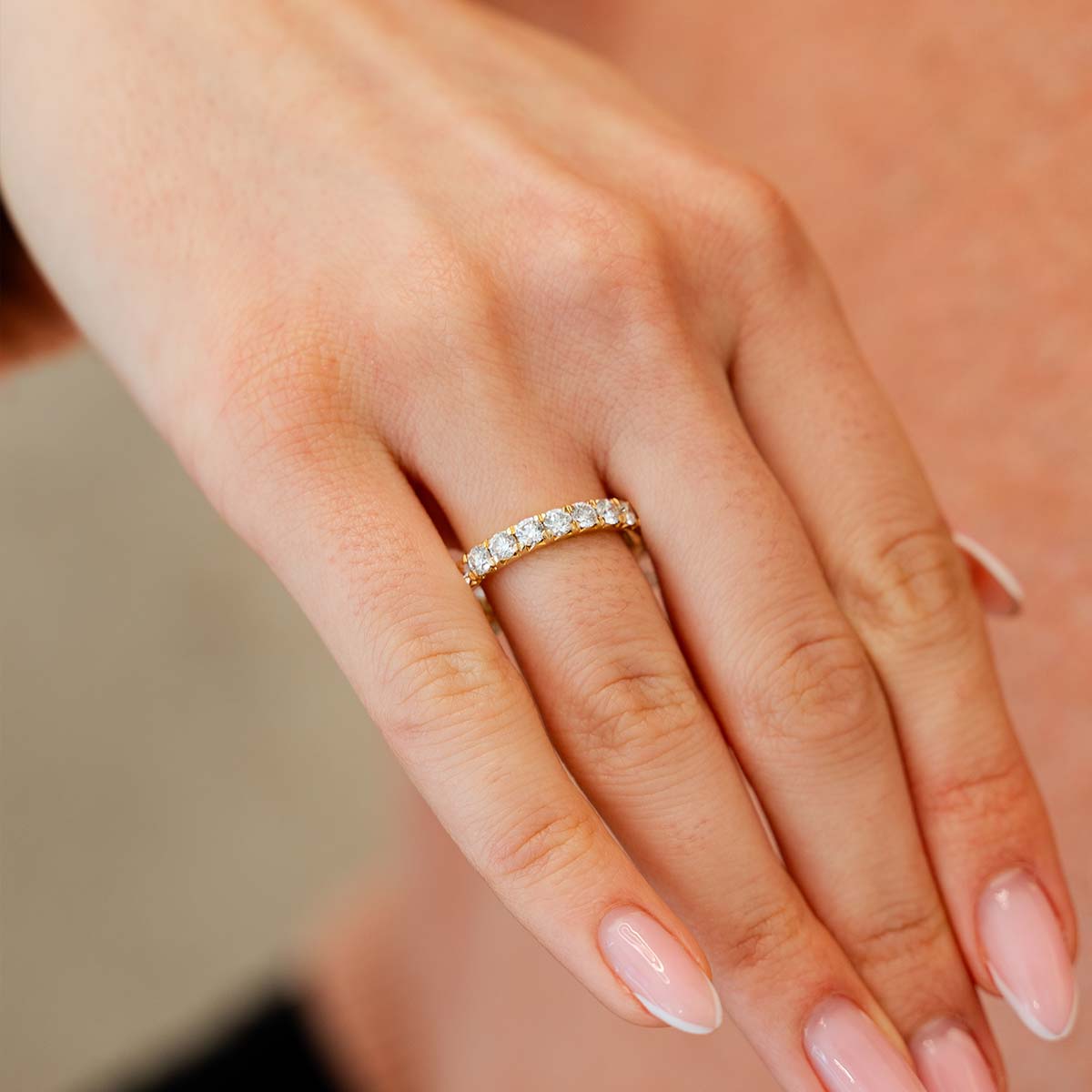 Peculiar French Eternity Ring