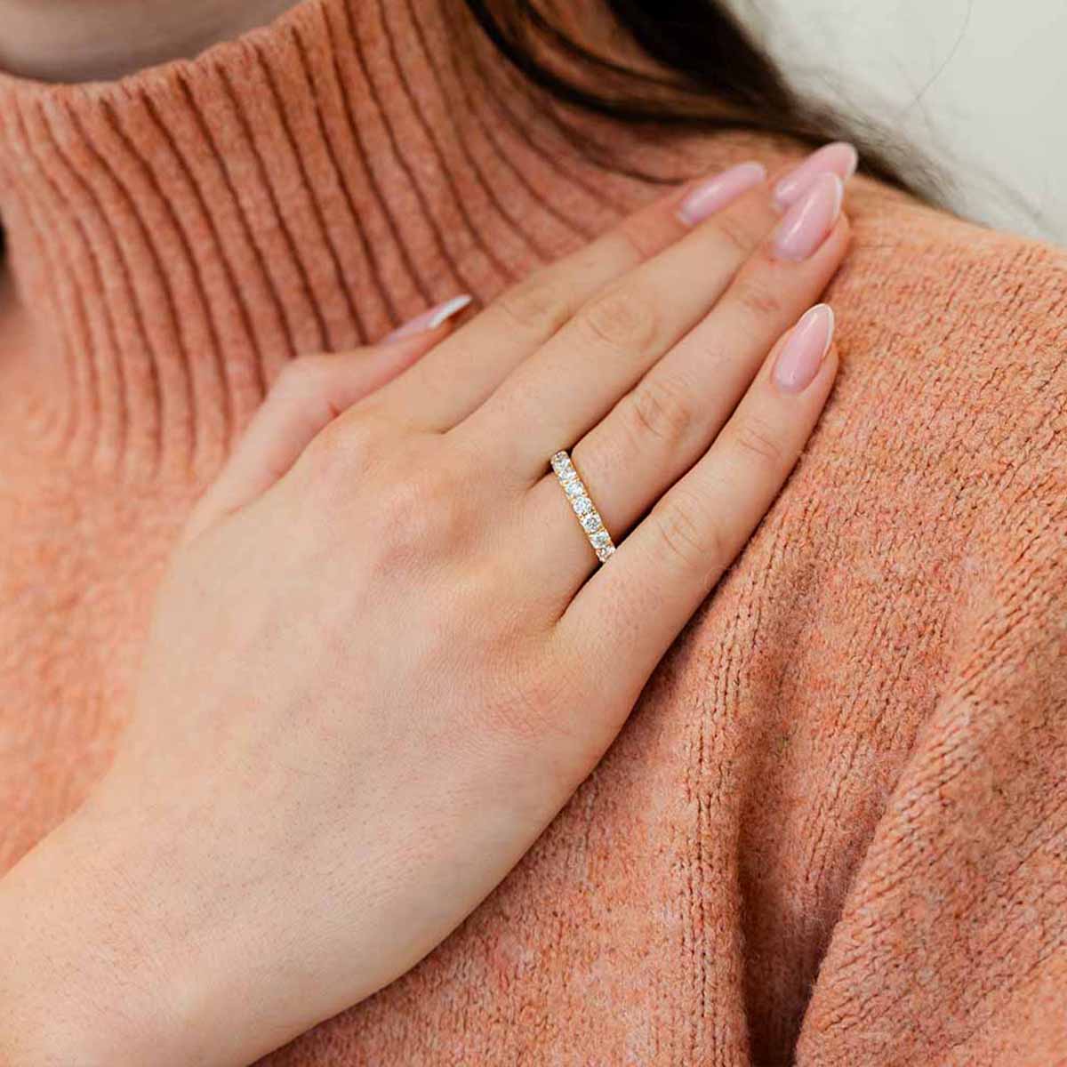 Peculiar French Eternity Ring