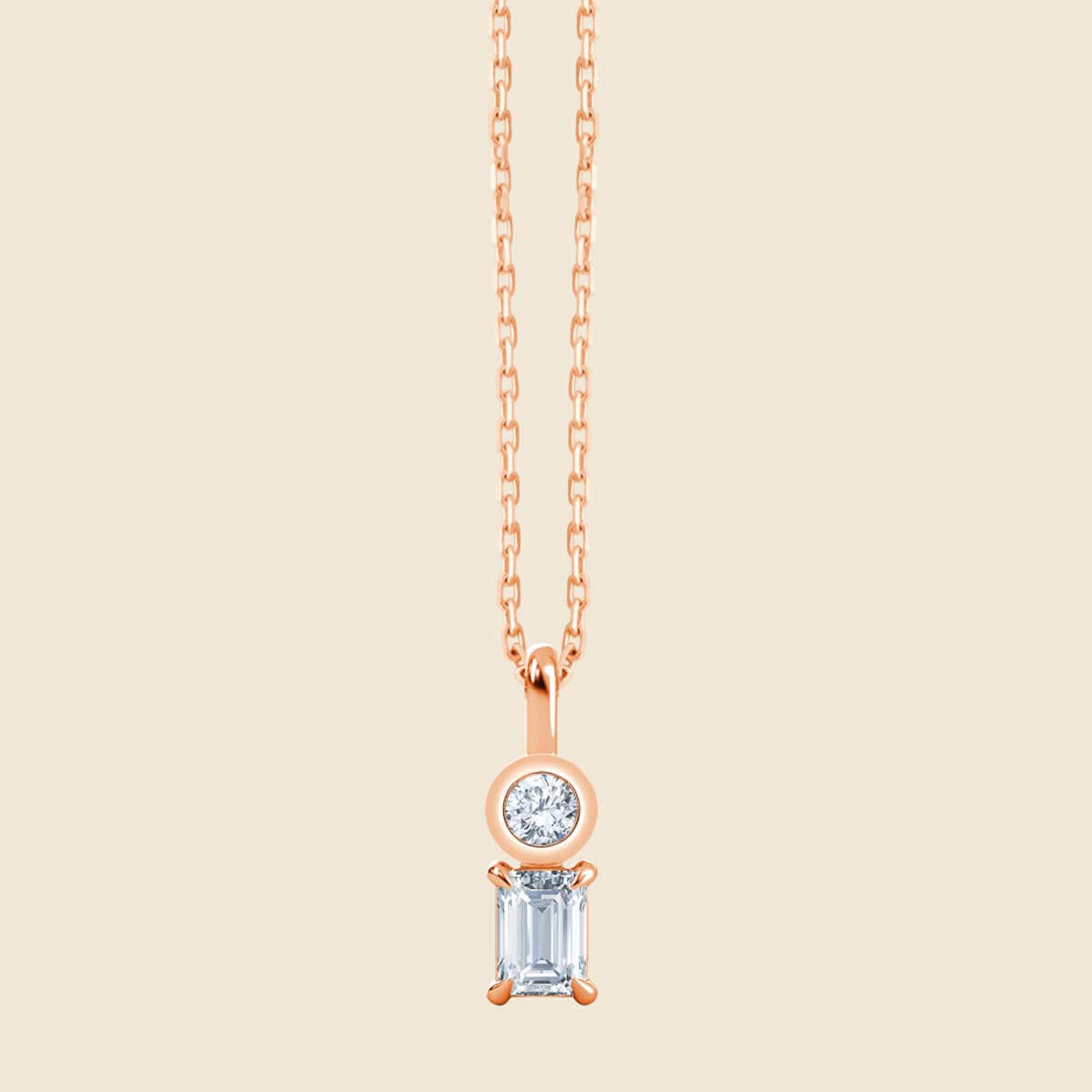 Ananya Emerald Duet Kette