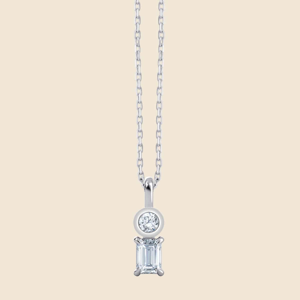 Ananya Emerald Duet Kette