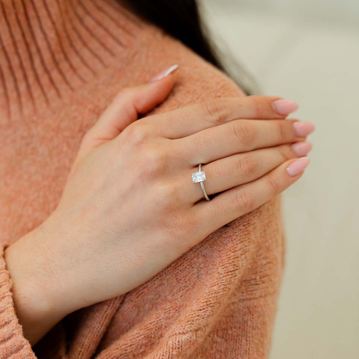 Aster Emerald Ring