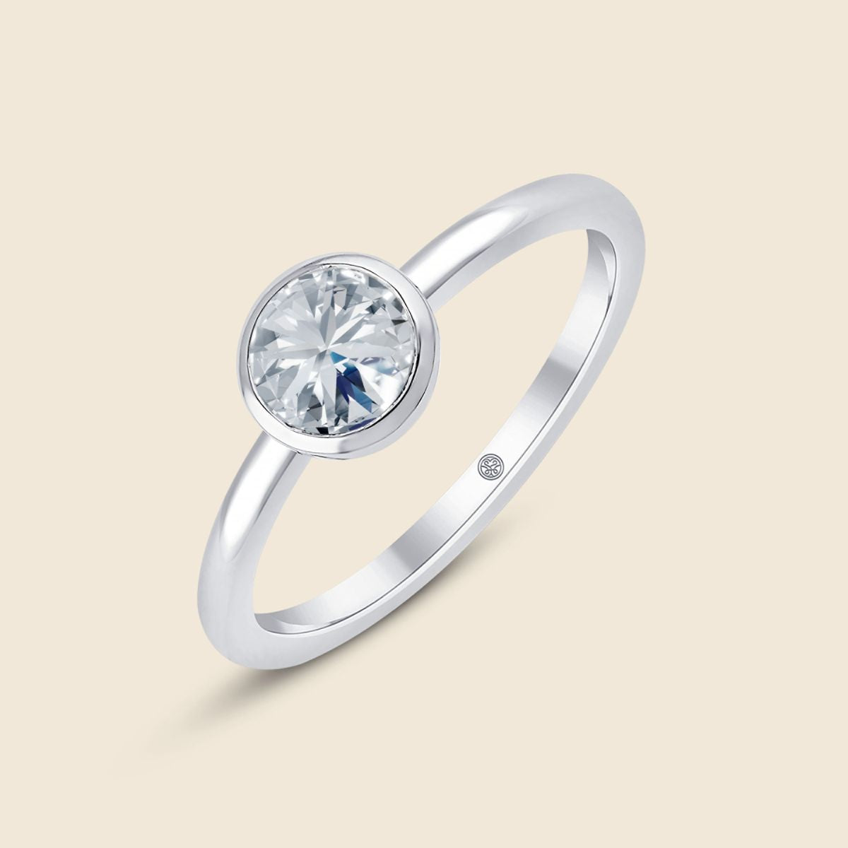 Iris Round Rose Ring