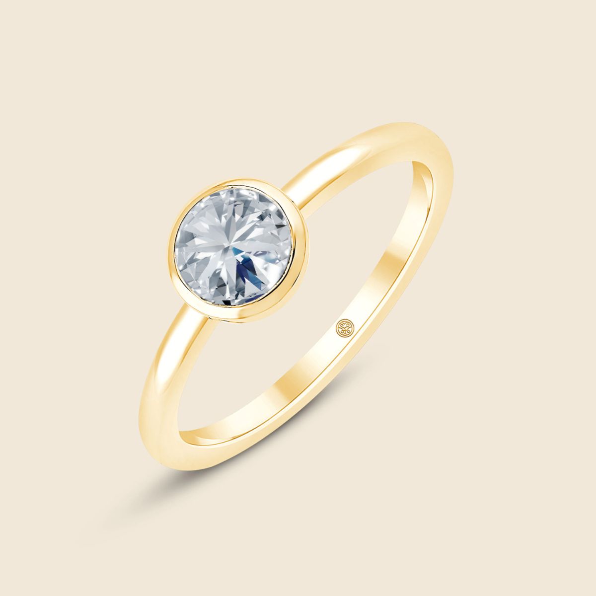 Iris Round Rose Ring