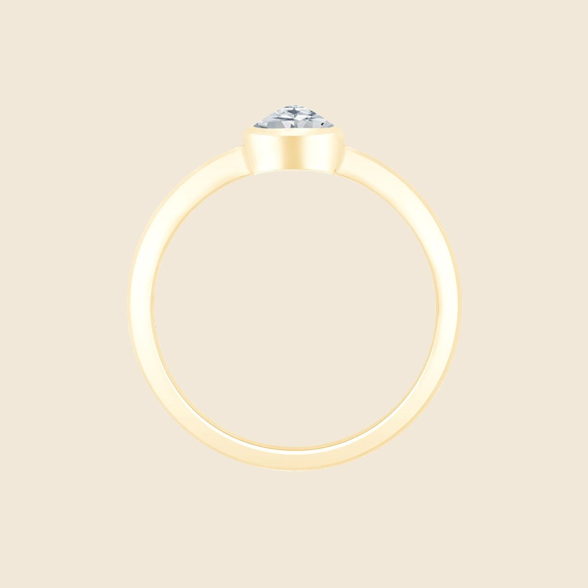 Iris Oval Rose Ring