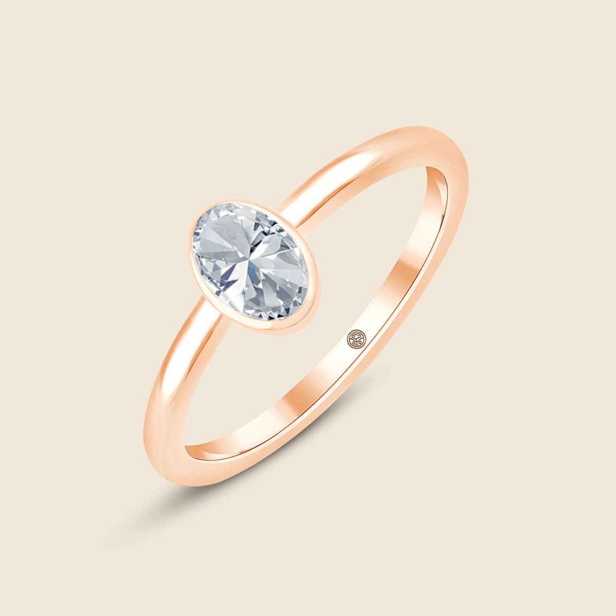 Iris Oval Rose Ring