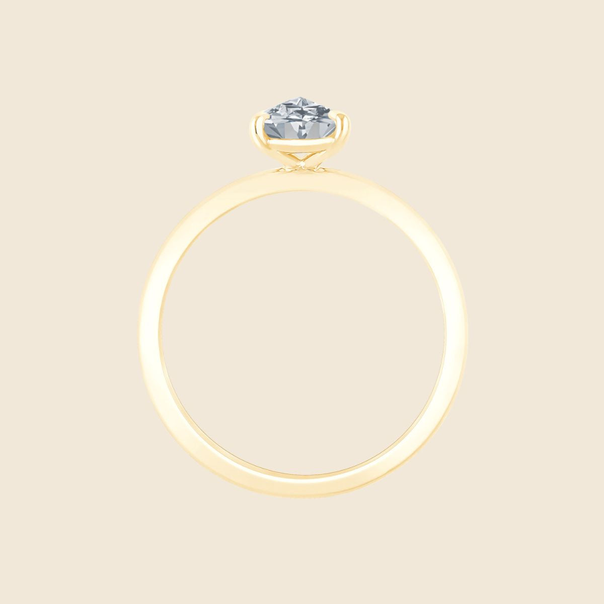 Aster Oval Rose Ring