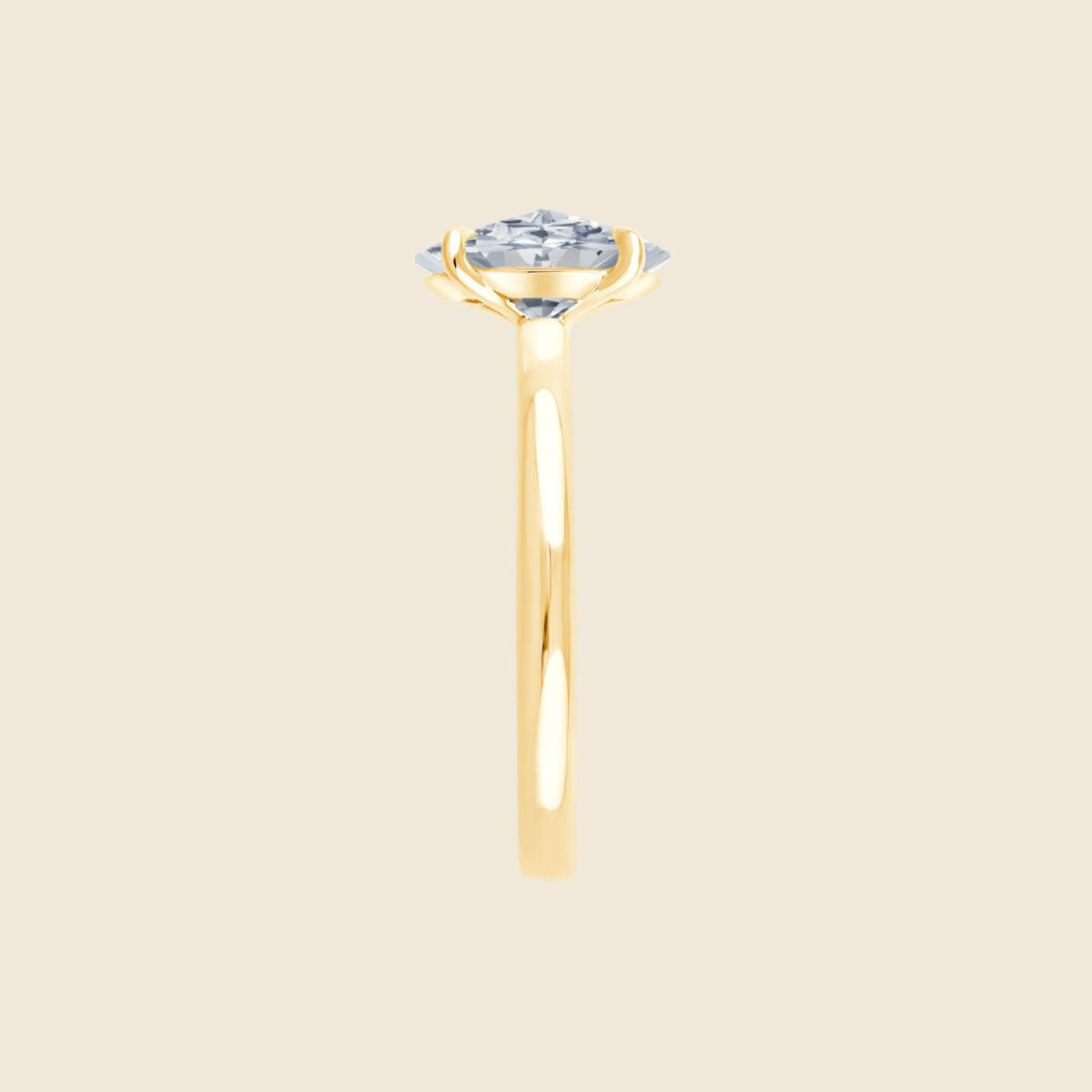 Aster Oval Rose Ring