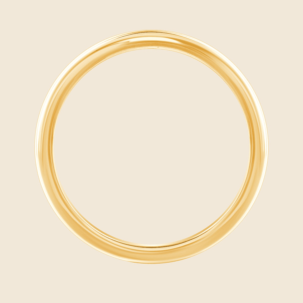 Gelbgold-Siegelring mit wellenförmiger Ringschiene, seitlich