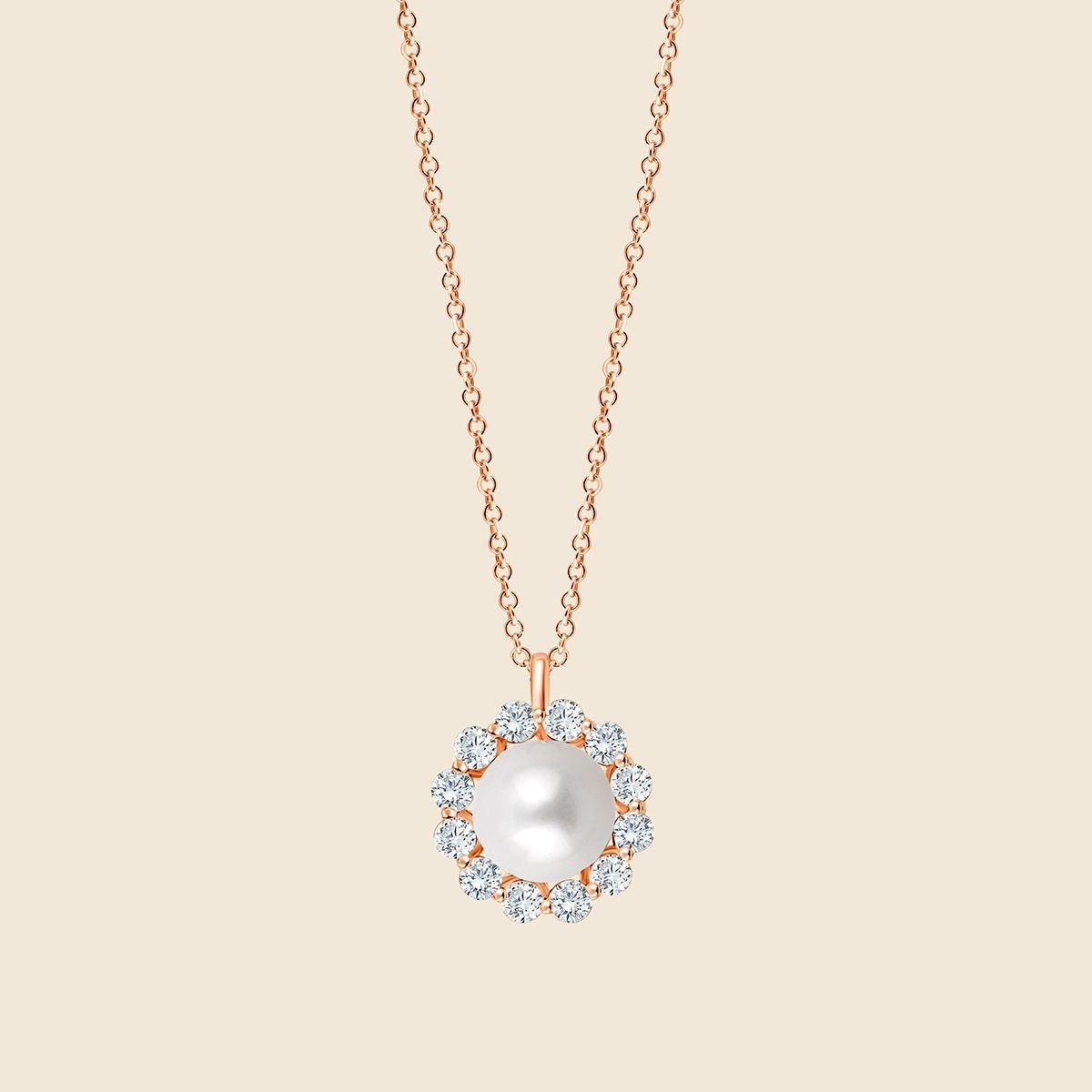 Pearl Halo Kette