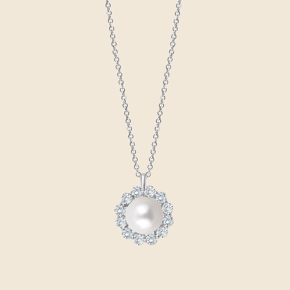 Pearl Halo Kette