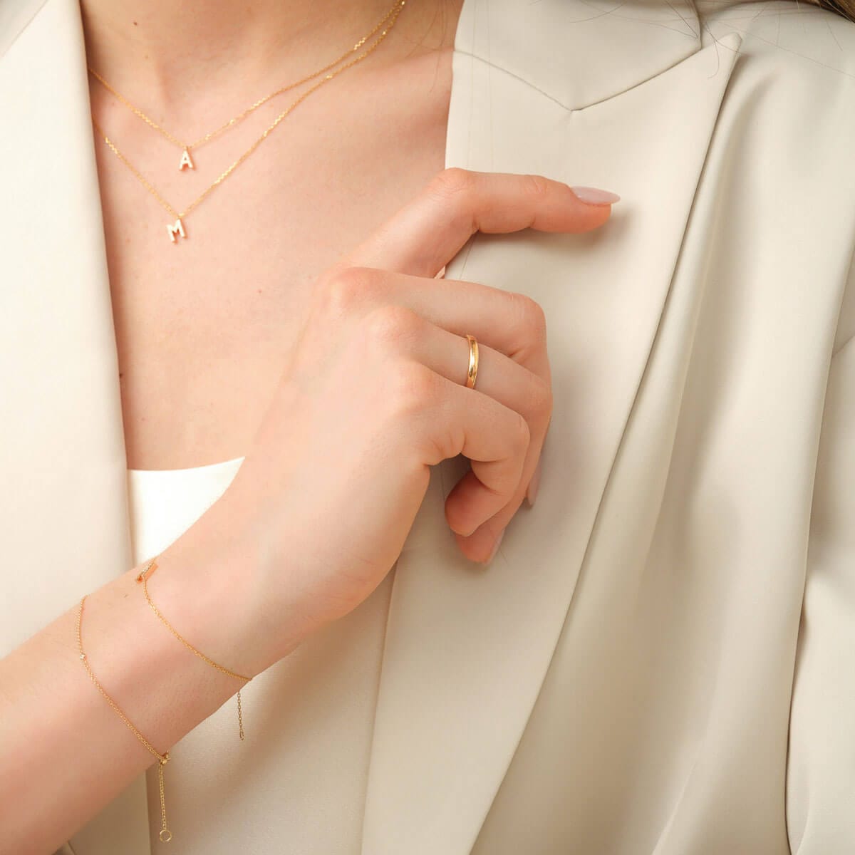Medium Half Domed Band