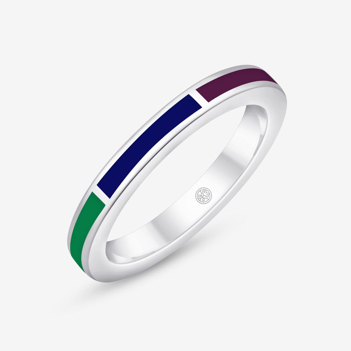 Bauhaus Rainbow Round Ring