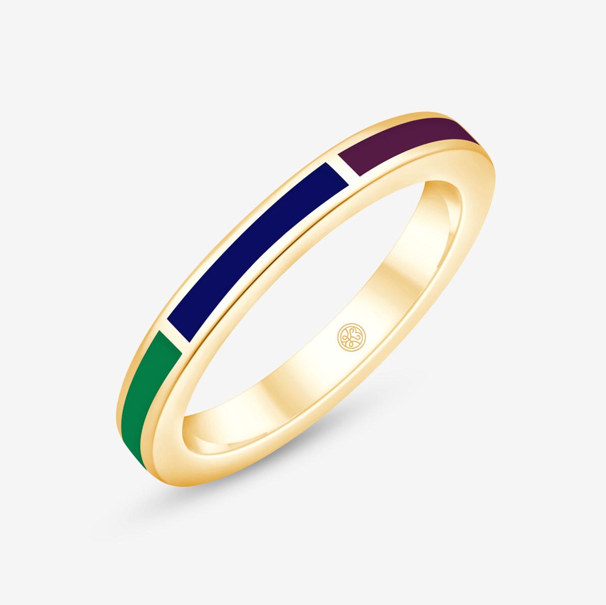 Bauhaus Rainbow Round Ring
