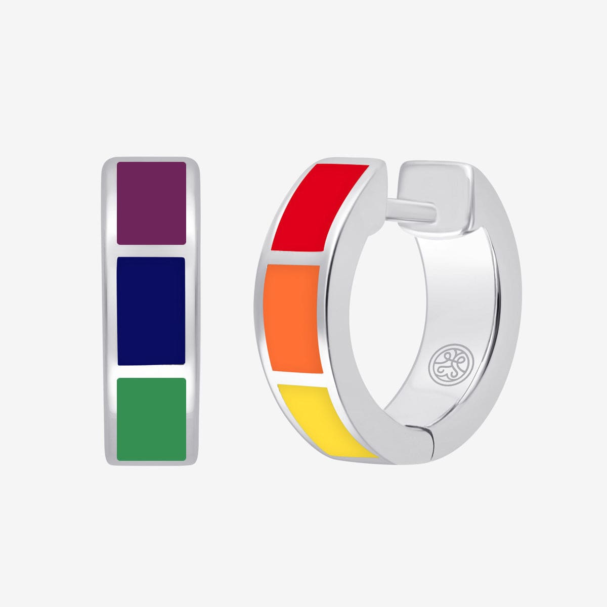 Bauhaus Rainbow Thick Kreolen