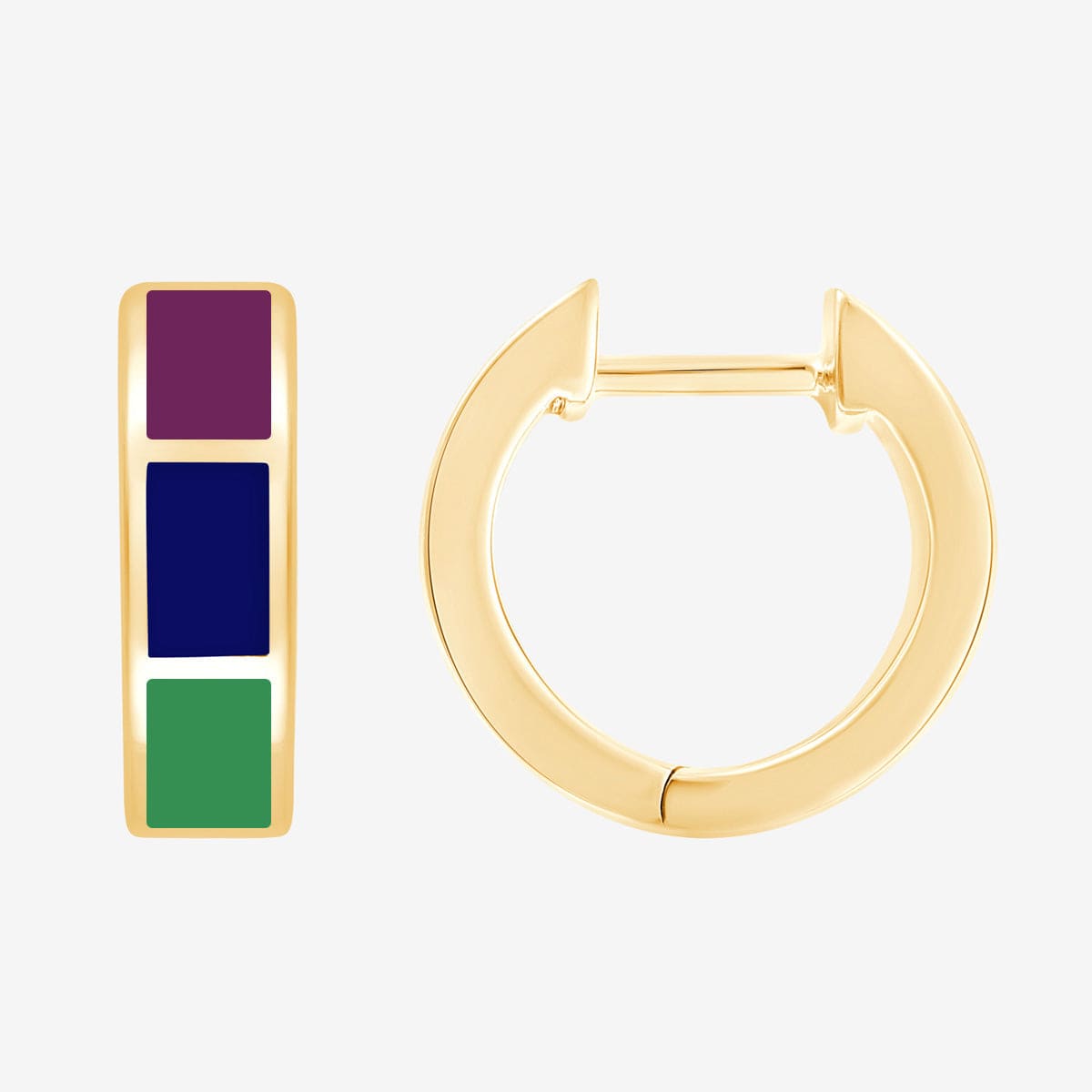 Bauhaus Rainbow Thick Kreolen