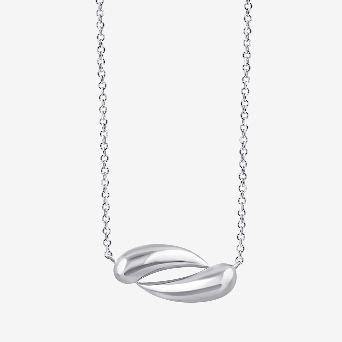 Kette mit Sterling Silber Crossover Anhänger