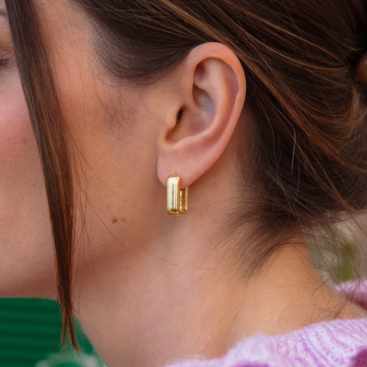 Square Chunky Hoops