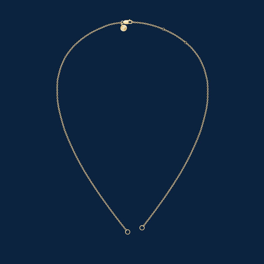 Charm Cable Kette aus 14k Gelbgold