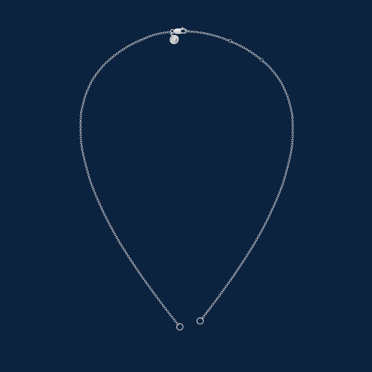 Charm Cable Kette aus 14k Gold, Detailansicht