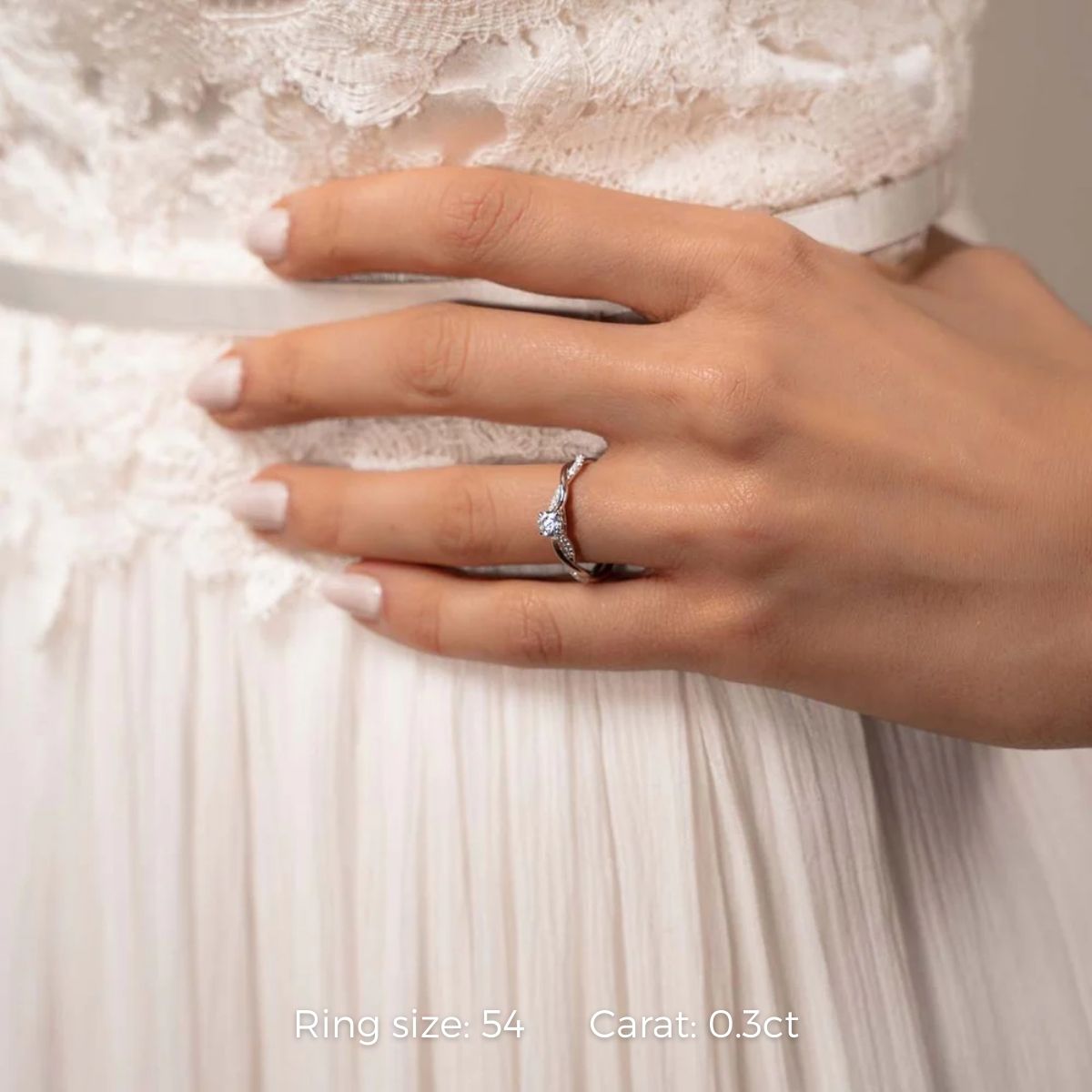 Micro Cathedral Round Intertwined Ring