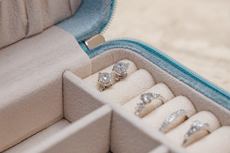 Diamantschmuck in Schmuckbox Pukka Berlin