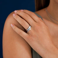 Lily Four Prong Micro Ring