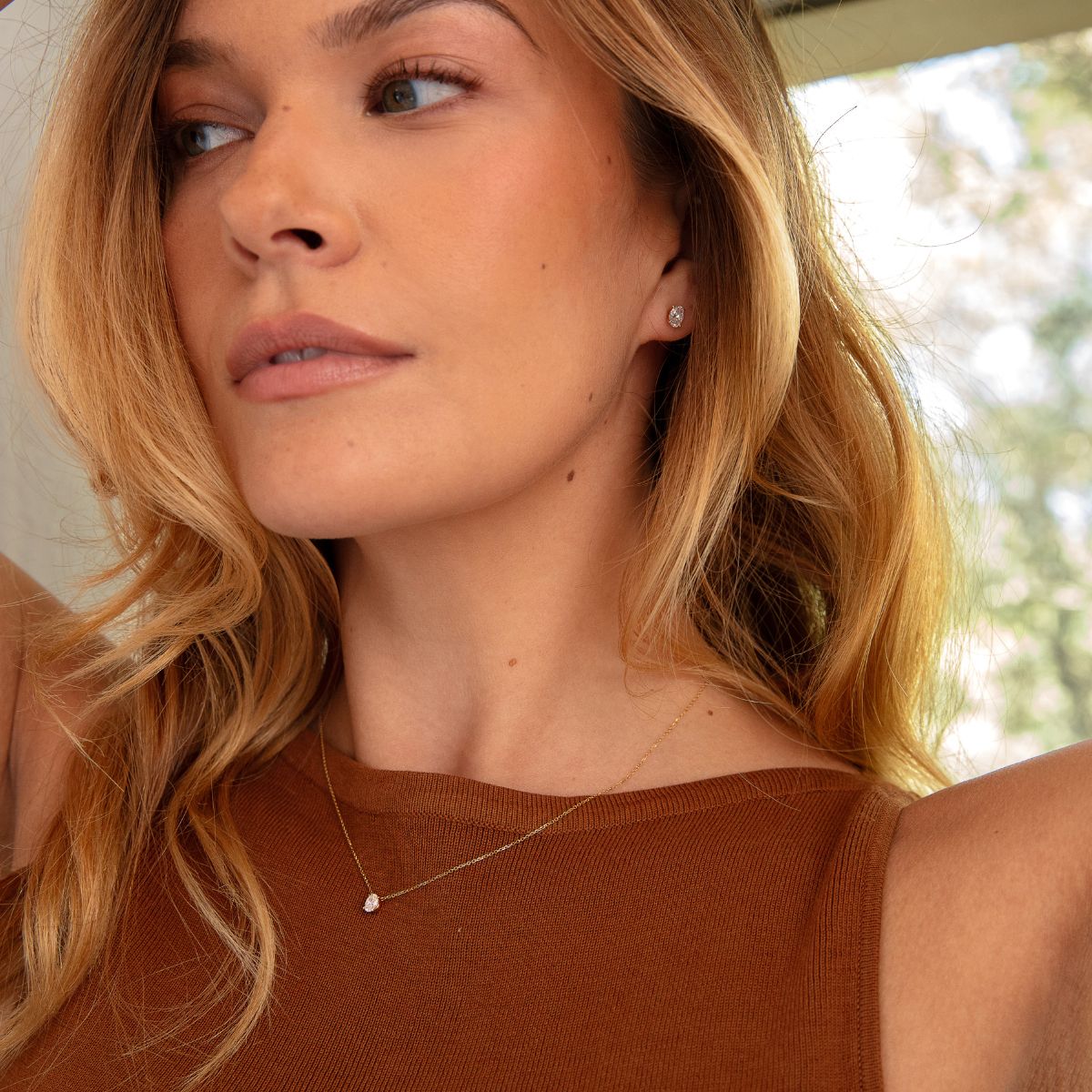 Lily Oval Studs