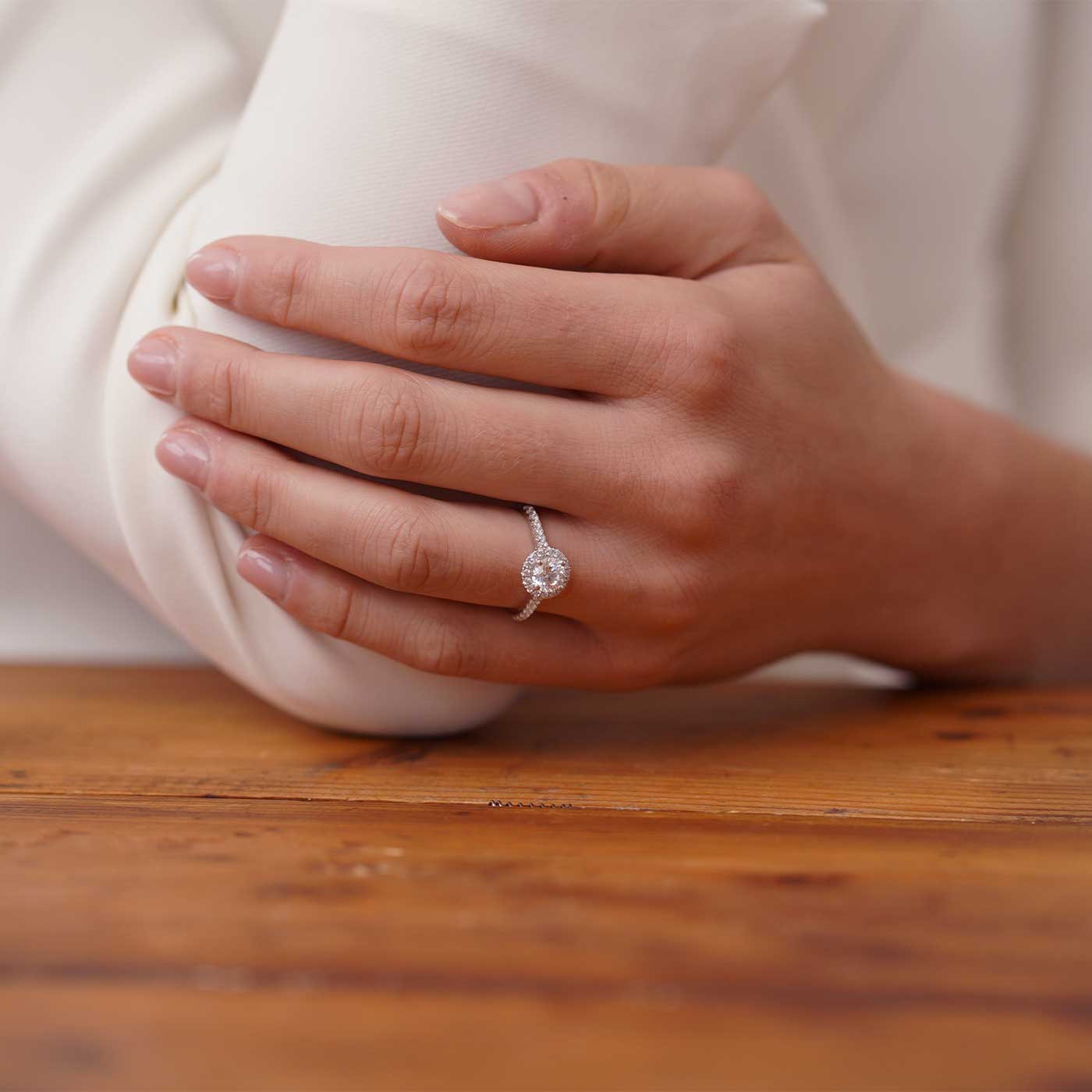 Platin Ring mit nachhaltigem Lab-Grown Diamanten