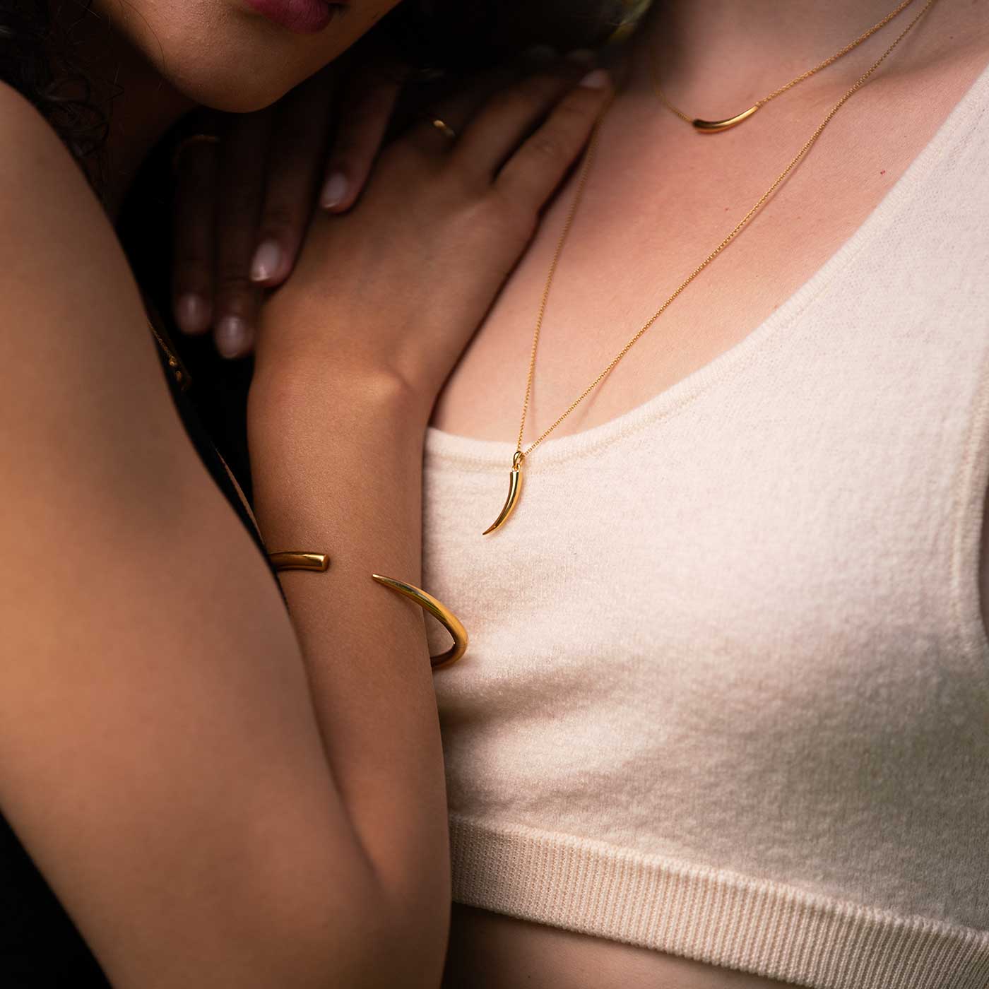 Silberschmuck vergoldet mit recyceltem Gold