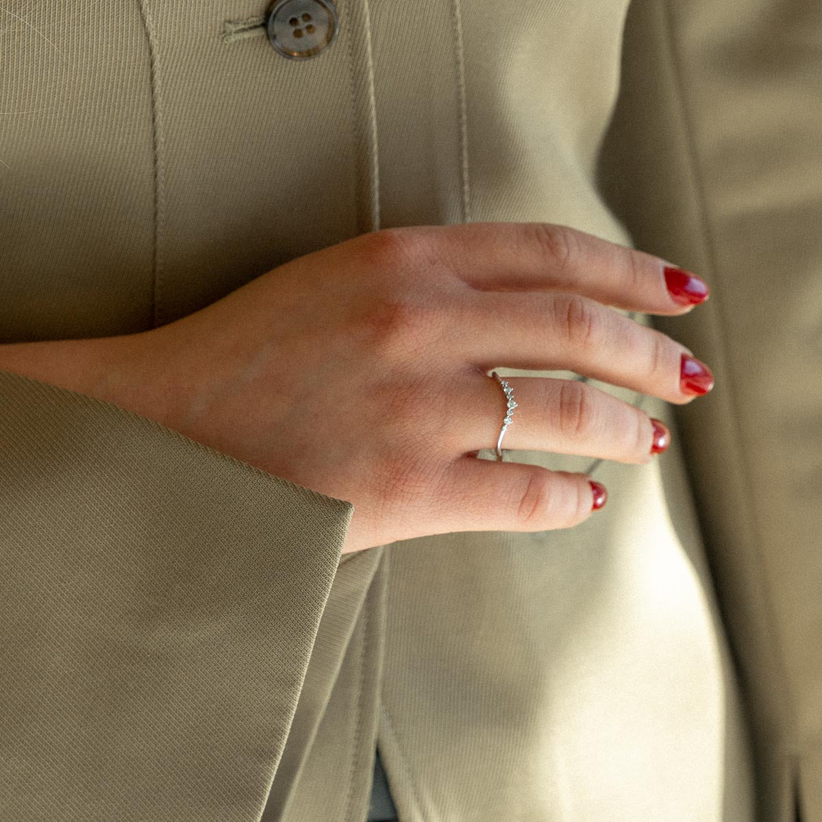 Toi et Moi Crown Ring