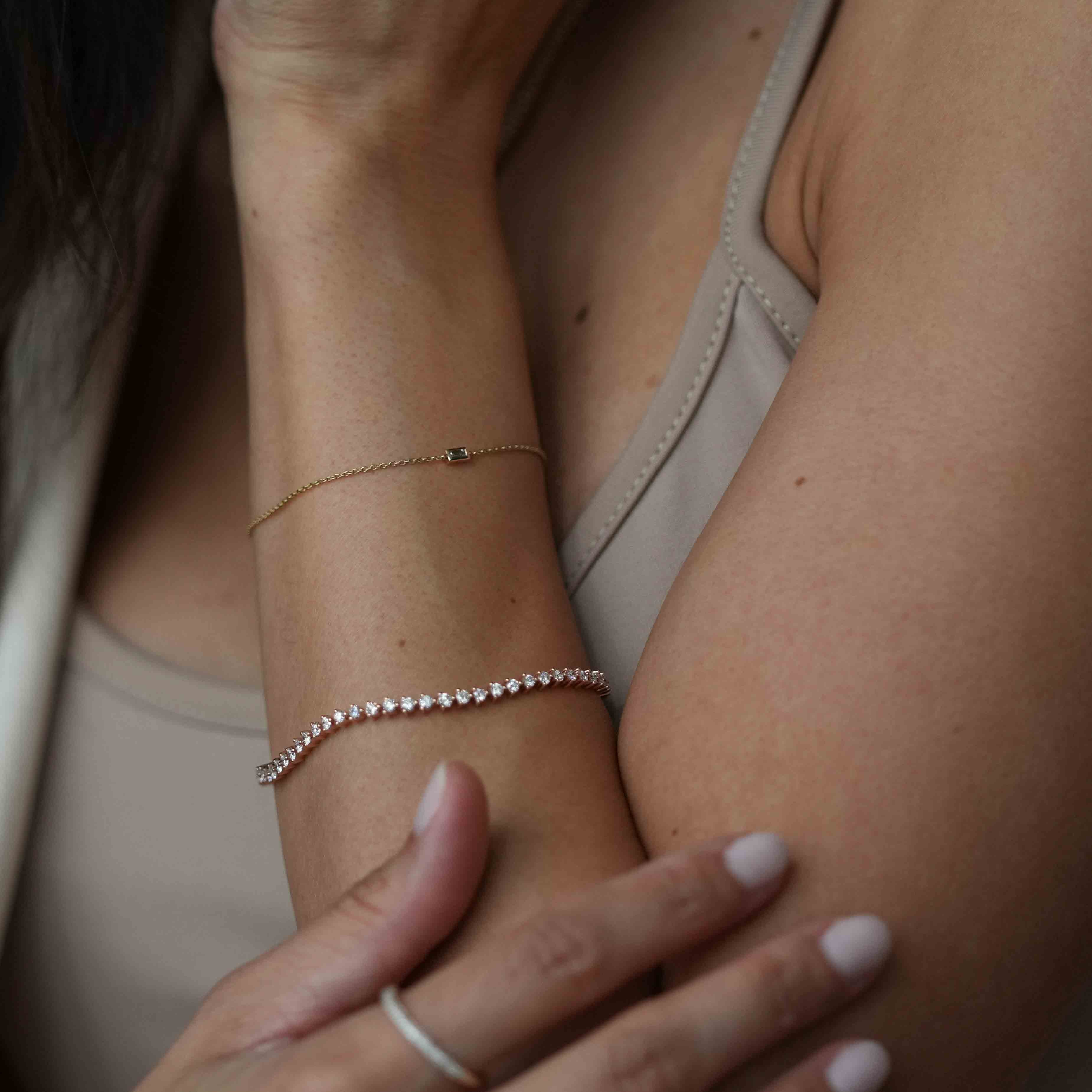 nachhaltiges Diamantenarmband mit labgrown Diamanten