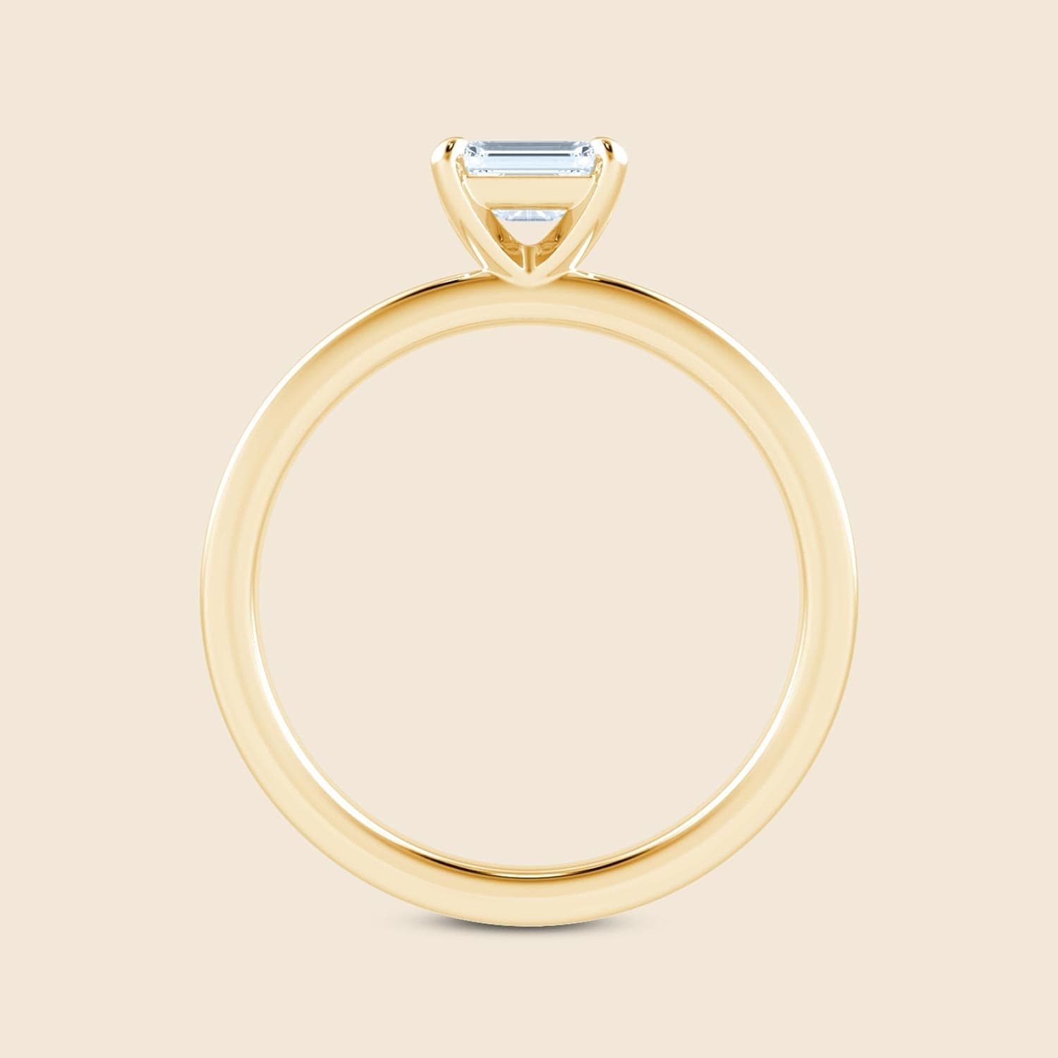 Sleeping Emerald Lily Ring