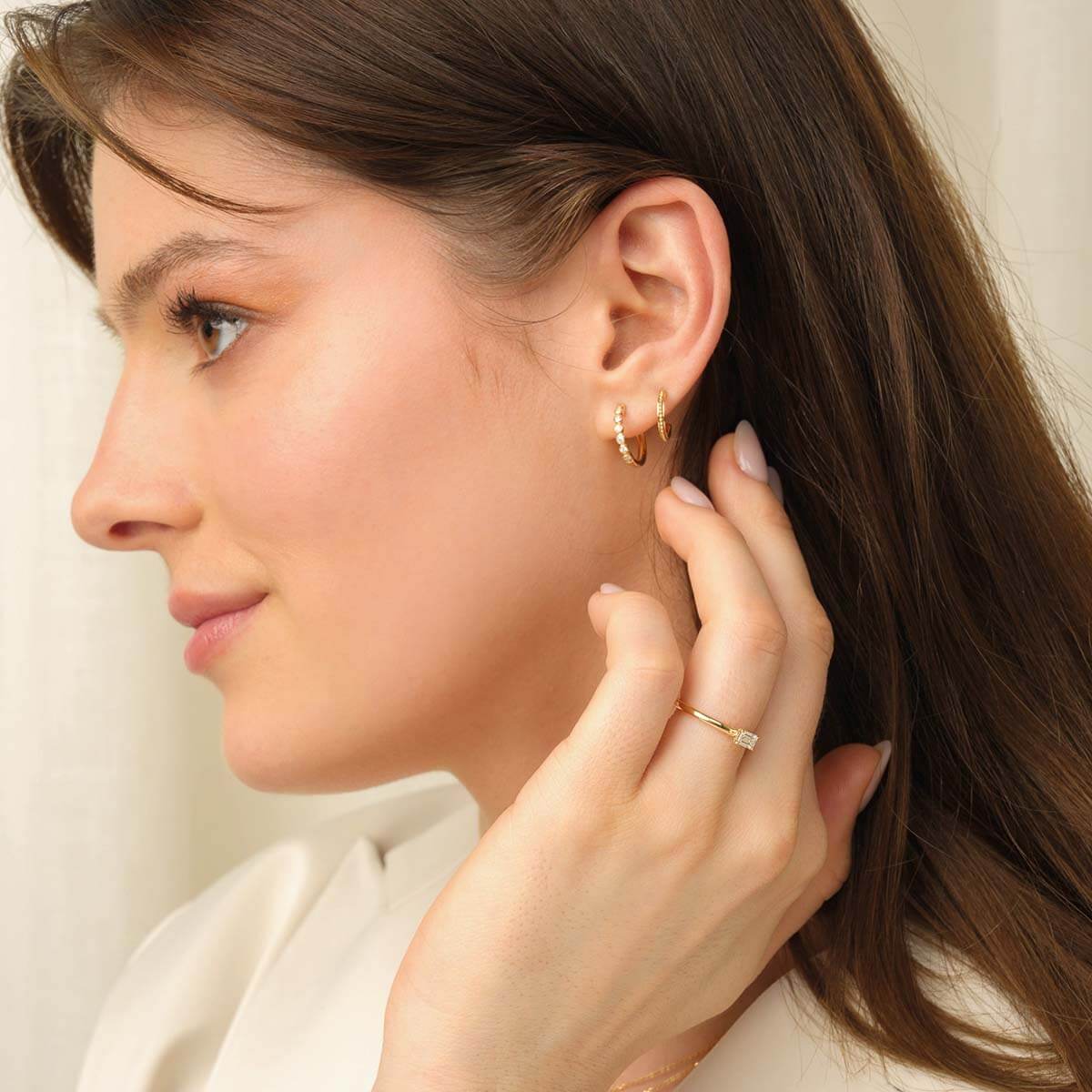 Sleeping Emerald Ring