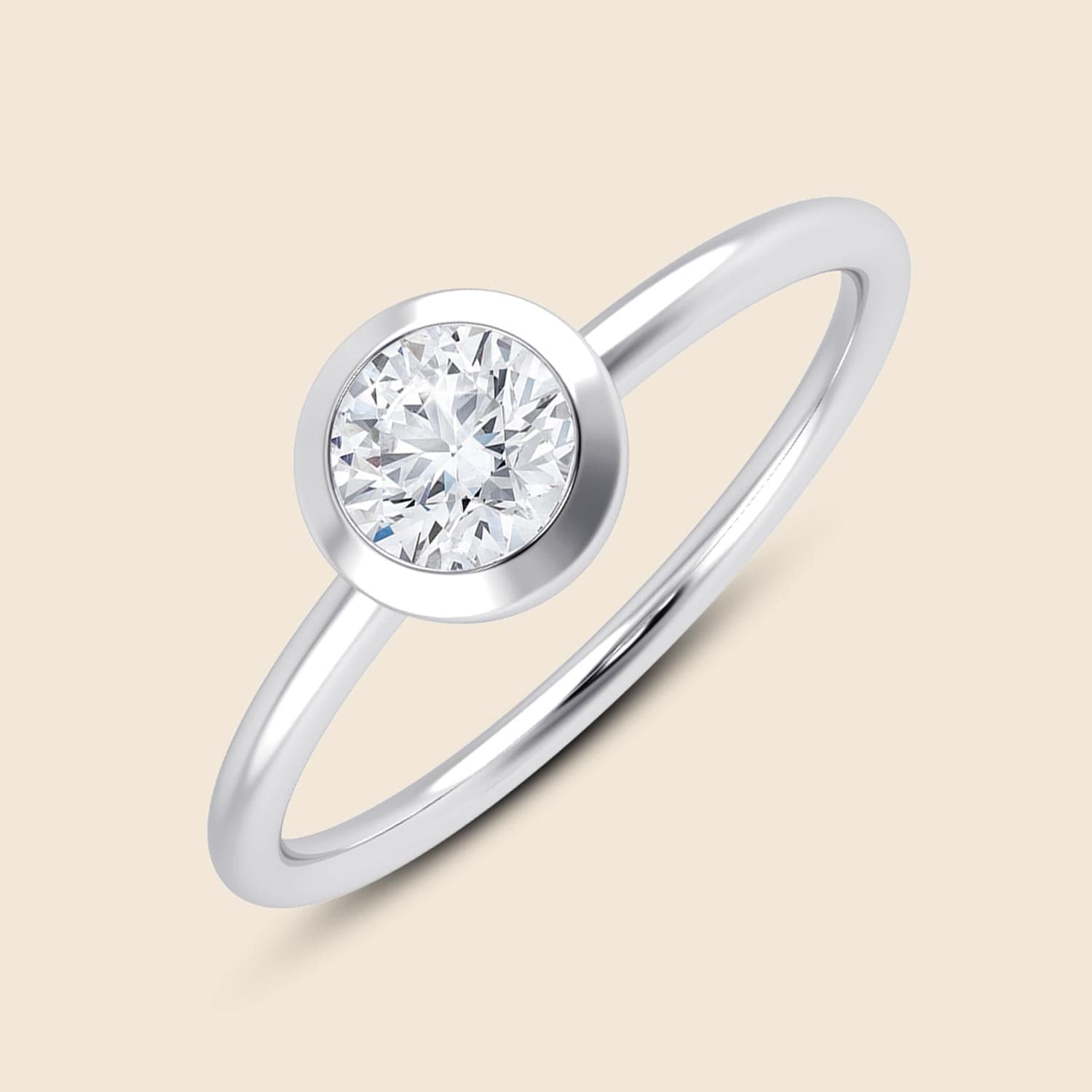 Round Cup Iris Ring