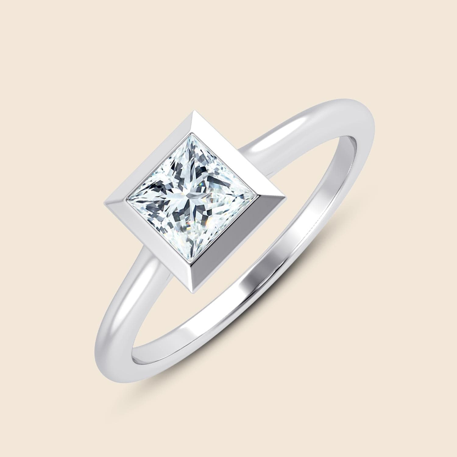 Princess Floating Iris Ring