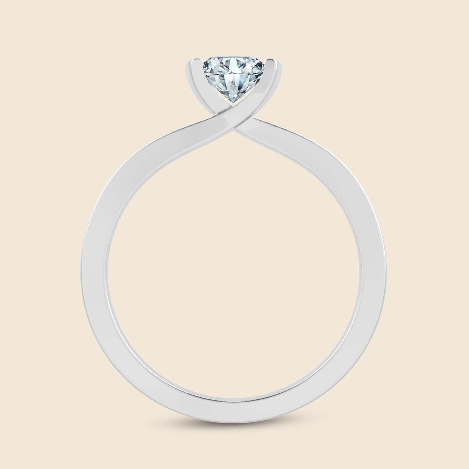 Round Sleeping Iris Ring
