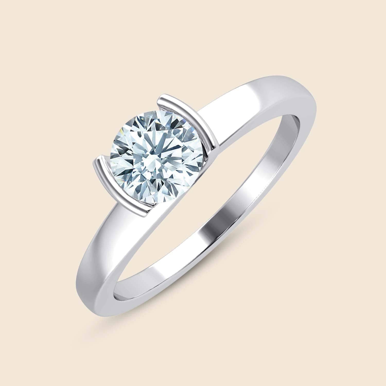 Round Sleeping Iris Ring