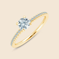 Lily Four Prong Micro Ring