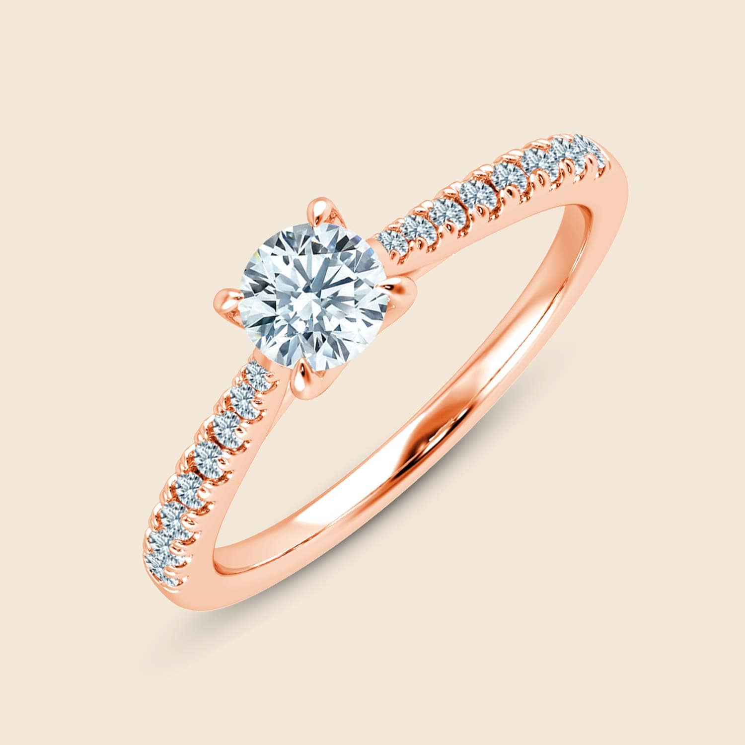 Arch Round Cross Micro Ring