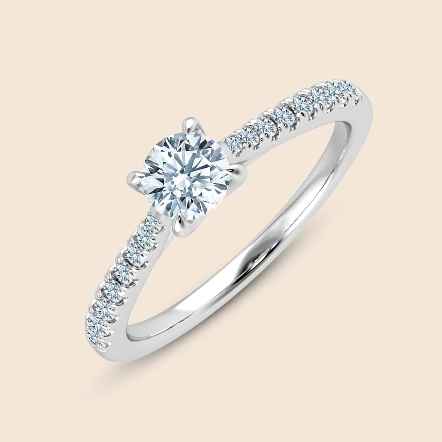 Arch Round Cross Micro Ring