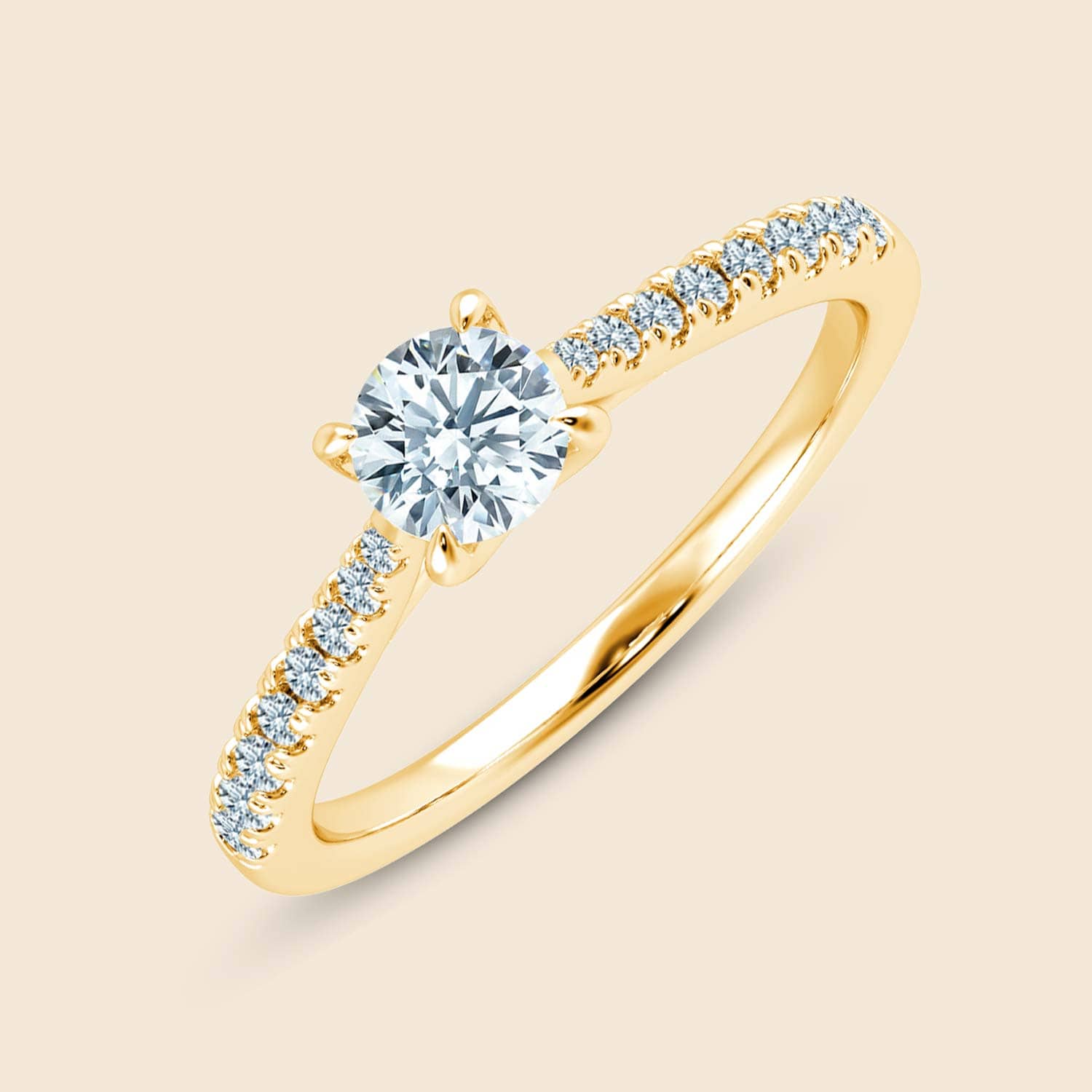 Arch Round Cross Micro Ring