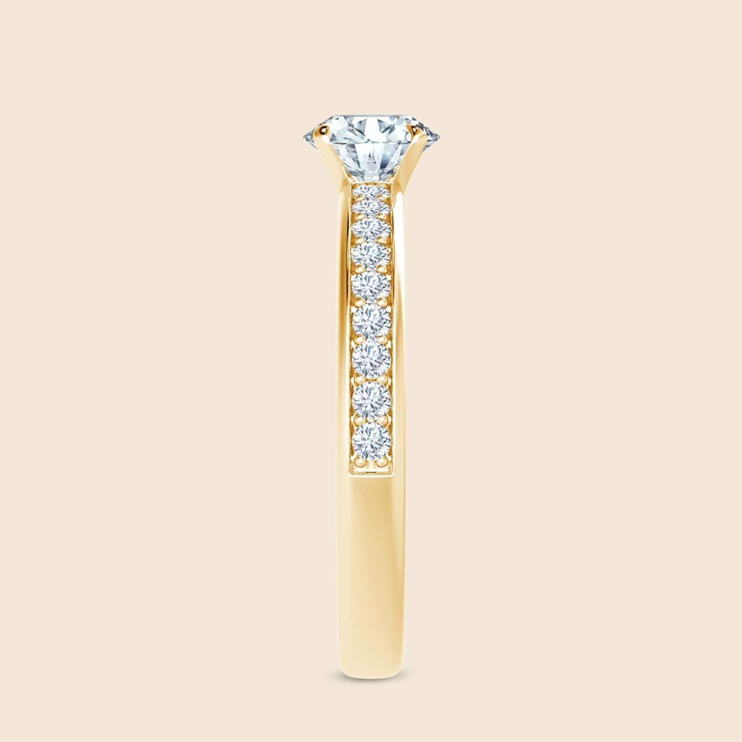 Lily Oval Solid Micro Ring